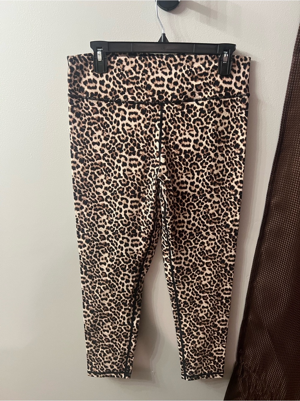 ZYIA Leopard Print Leggings - Brown & Black